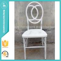 morden white wood phoenix chair wedding hotel furniture